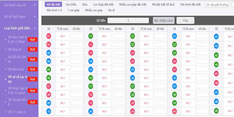 Sản phẩm xổ số đa dạng giúp người chơi tránh nhàm chán